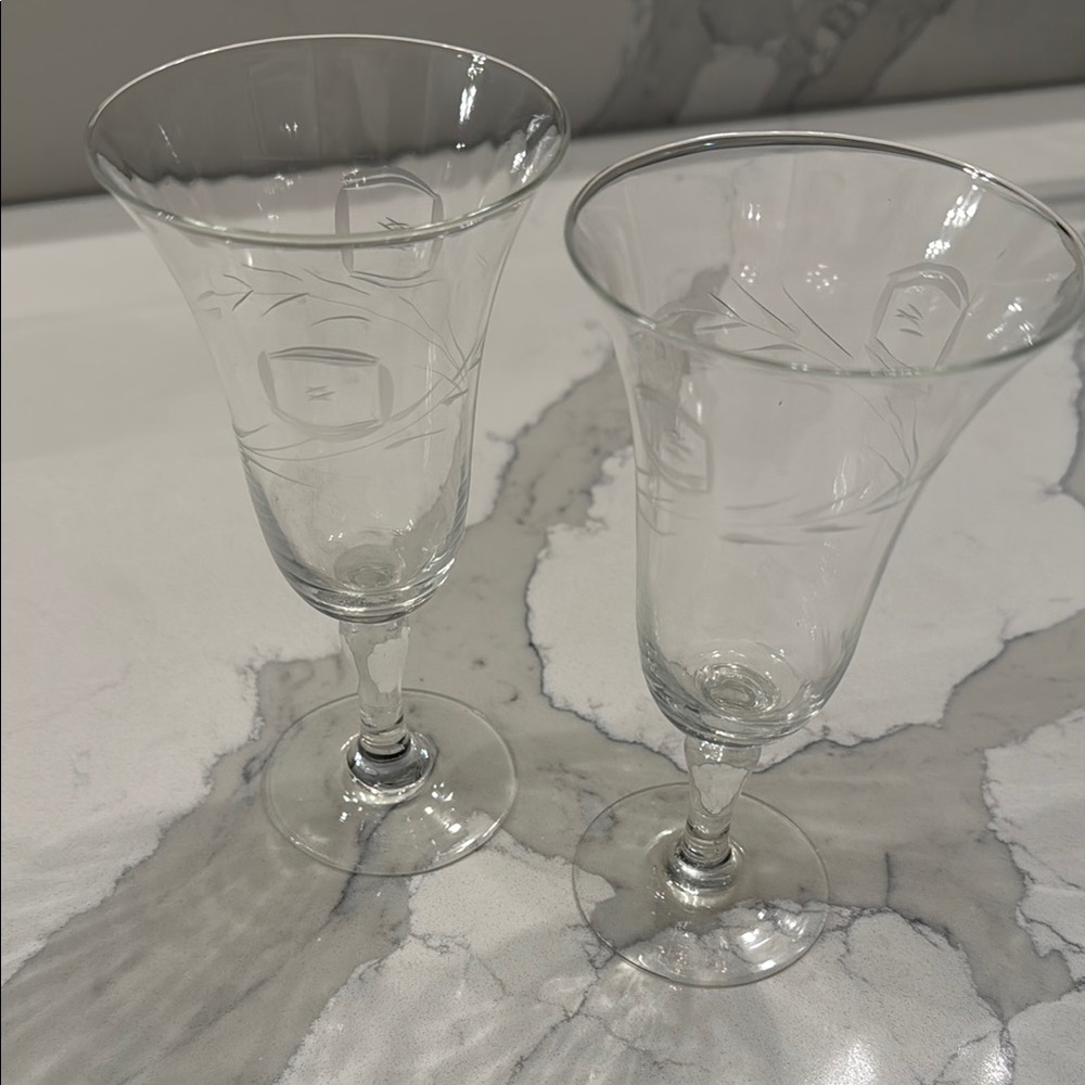 Elegant Clear cordial Wine Glass Set